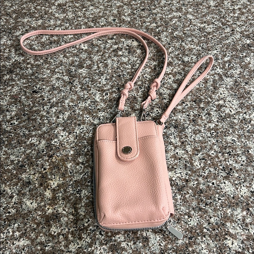 Pink Crossbody Wallet perfect for young teen